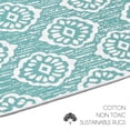 thumbnail image 4 of 2 x 3 Foot Heavy Duty Low Pile Area Rug - Ultra-Thin Non Slip Area Rug - Washable Cotton Indoor Rug for Front Door Foyer Rug for Entryway, 4 of 7