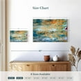 thumbnail image 4 of Elephant Stock Abstract Strokes Wall Art - Horizontal Canvas Wall Art - Living Room Wall Decor - Abstract Canvas - Blue And Teal Decor - 24" x 16", 4 of 8