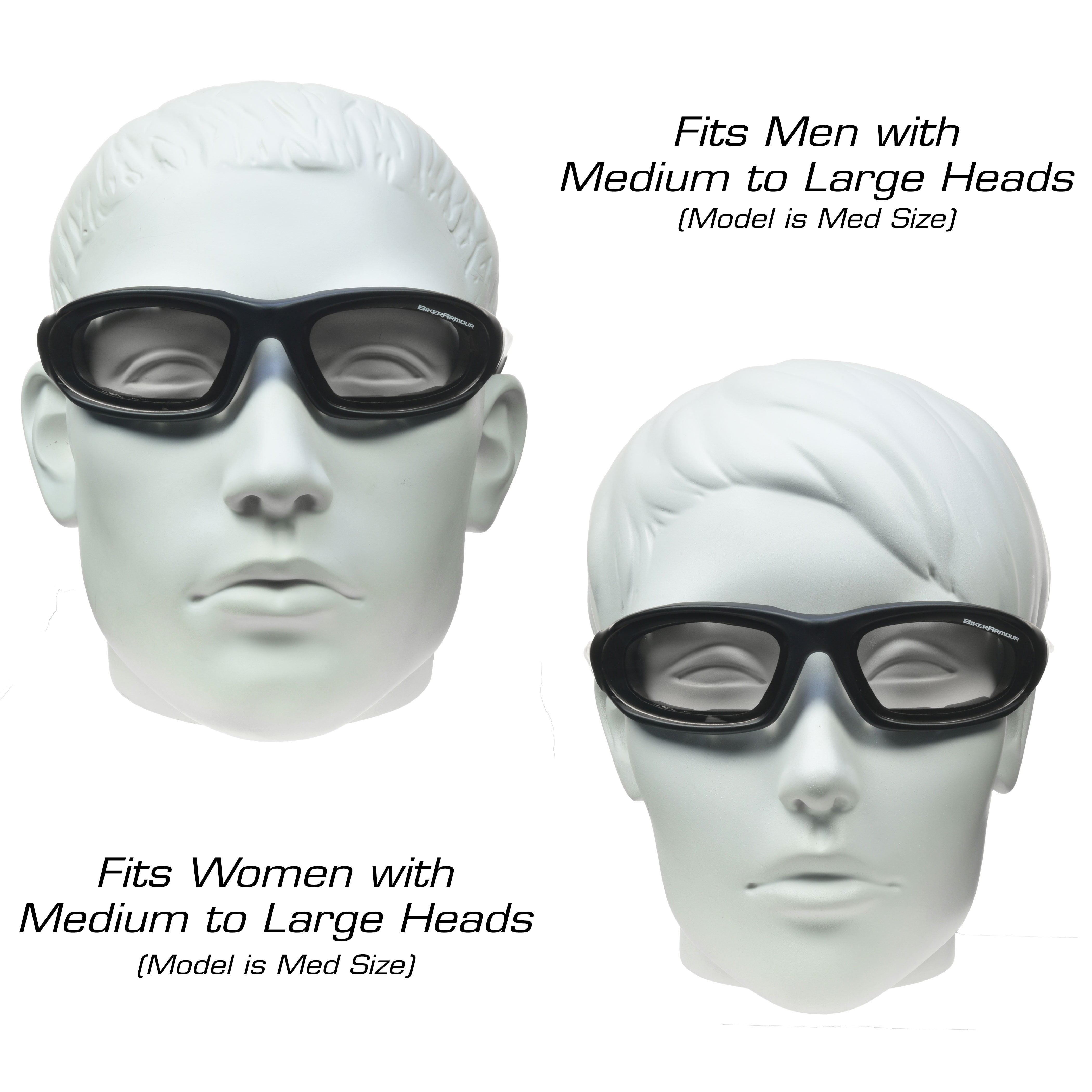 Bikershades Motorcycle Transitional Glasses Men Women Photochromic Day Night Riding