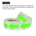 thumbnail image 3 of 500 Count/Roll Arrow Sticker Labels 1.3x2 Inch Fluorescent Green Adhesive Arrow Shape Signs Scrapbooking DIY Craft, 3 of 7