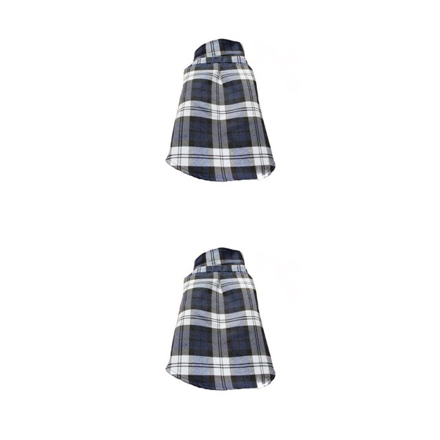 Methold Camisa a cuadros para mascotas Suavidad Transpirable Perros Camisetas Disfraces Estilo simple Múltiples tamaños Cachorros Ropa Azul S Type10 NO10 Methold CBP470065