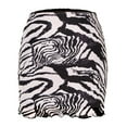 thumbnail image 5 of IROINNID Women's High Waist Slim Sexy Zipper Casual A-Line Short Empire Waist Mini Print Skirt, 5 of 6