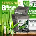 thumbnail image 3 of 8 XL Bags x 200g Nature Fresh Activated Odor Absorber, Bamboo Charcoal Air Purifying Bag, Odor Eliminator for Home, Car, Cigarette Smoke, Dog, Cat, Shoes, 3 of 4