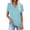 Light blue, variant on Aayomet T Shirts For Women Women Casual V Neck Pringting Soft T Shirt Flowy Pleated Tunic Workout Tops For Women Yellow,S-XXL