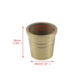 thumbnail image 2 of Quluxe 4 Piezas Tapas para Pies de Mesa 1.33 Pulgadas Aleación de Zinc Redondas Cubiertas para Patas de Muebles Protector de Piso Estilo Moderno Silla de Mesa Funda para pies de sofá - Dorado, 2 of 5