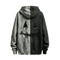 thumbnail image 3 of Tiijoy Halloween Boys Hoodies Face Graphic Color Block Pullover Sweatshirts, Sizes 1-16, 3 of 3