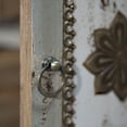 thumbnail image 5 of French Style Distressed Gray Solid Wood Console | Unique 4 Door & 1 Drawer Hall Table | Boho Farmhouse Console | Indian Entry Foyer Table, 5 of 10