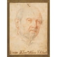 thumbnail image 2 of Andrea Sacchi 15x18 Gold Ornate Wood Frame and Double Matted Museum Art Print Titled - Portrait of a Man; Francesco Albani (1599-1661), 2 of 4