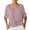 Light Pink, variant on MIXUE Womens Summer Tops Solid Color V Neck Short Sleeve Elegant Loose Casual Shirts For Women Tee Shirts Daily-Wear,Black,XL