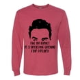 thumbnail image 2 of Internet is a Breeding Ground David Schitt's TV Quote Pop Culture Mens Long Sleeve Shirt, Vintage Heather Red, 3XL, 2 of 3