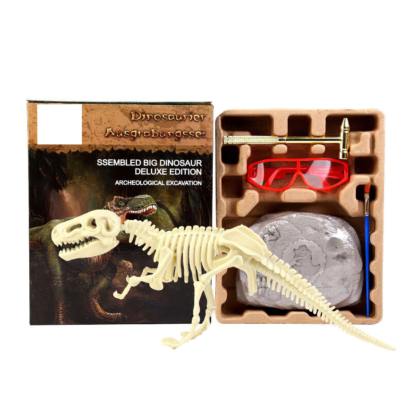 Excavation Egg Dinosaur Dig Up Kit Archéologie Histoire Skeleton Fun Kid Jouet 