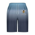 thumbnail image 4 of YLSDY Rollbacks Mens Bee Festival Print Board Shorts 11 Inch Inseam with Pockets Drawstring High Waisted Swimming Trunks Casual Baggy Beach Shorts Navy XXL, 4 of 5