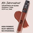 thumbnail image 2 of Brillo de labios The Lip Bar Headliner, marrón terracota cálido, 9 ml, 2 of 7