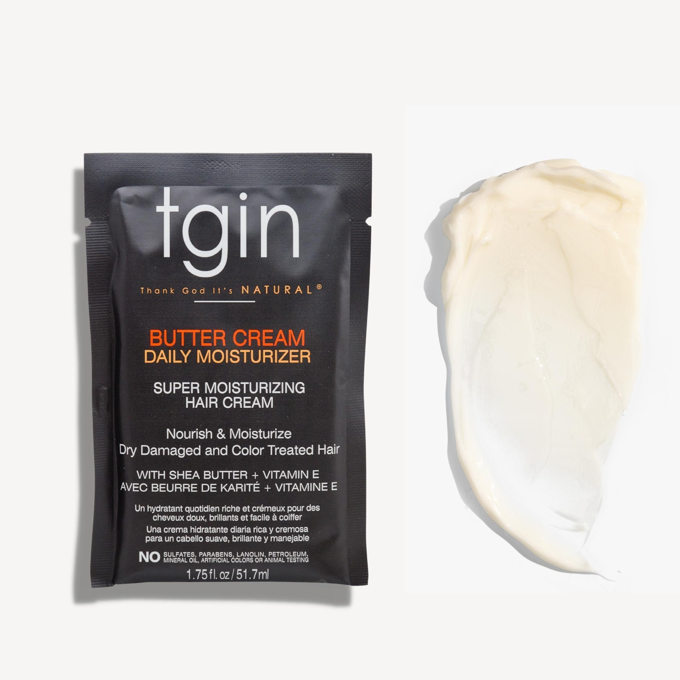 Thank God It's Natural (tgin) Butter Cream Daily Moisturizer 1.75OZ Packette