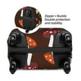thumbnail image 4 of Gaeub Woodland Mushroom with Flowers and Berries Elastic Luggage Cover with Concealed Zipper Dust-Proof Luggage Cover Protector - 18-32 inch - Large, 4 of 9