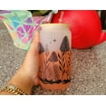 thumbnail image 3 of Color Changing Mushroom Beer Can Glass | Boho Mushroom Coffee Glass, 3 of 9