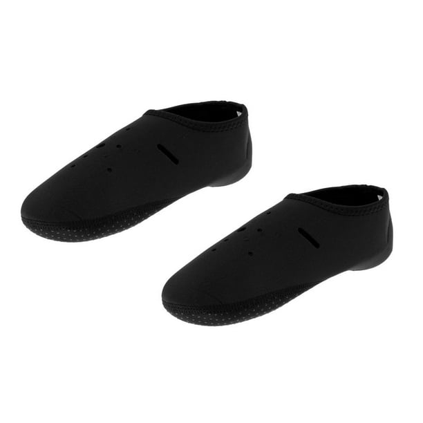 Impermeable Mantener la Zapatos de agua Calcetines de playa Yoga Ejercicio Piscina L Negro Zulema Zapatos de playa