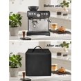 thumbnail image 2 of Espresso Machine Cover Latte Maker Cover Heavy Duty Heat-Resistant Waterproof Nylon Case for Espresso Machine BES870XL/ BES880BSS/BES876BSS Stainless Steel Coffee Maker, 2 of 5