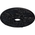 thumbnail image 3 of Ekena Millwork 18"OD x 3 1/2"ID x 1 3/8"P Norwich Ceiling Medallion (Fits Canopies up to 4 1/2"), Hand-Painted Steel Gray, 3 of 6