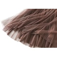 thumbnail image 5 of JMSUN Women’s Tulle Skirts Midi Elastic High Waist Pleated Mesh Flowy A-Line Party Long Tutu Skirts, 5 of 5