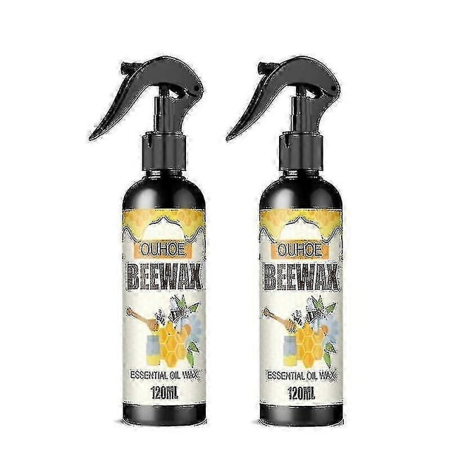 2pcs Furniture Beeswax Spray Furniture Floor Care Polish Water