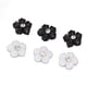 thumbnail image 5 of Adornos para decoración de uñas Flores 3D Decoraciones para uñas Resina Hermosa Flor de 5 pétalos en Blanco y Negro Bricolaje para el Trabajo Diario para salón de uñas ANGGREK Otros, 5 of 8