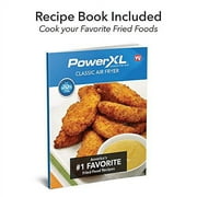 PowerXL Air Fryer 7 QT Maxx Classic, Extra Hot Air Fry, Cook, Crisp, Broil, Roast, Bake, High Gloss Finish, Nonstick, Black