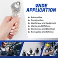 thumbnail image 4 of Tuercas de seguridad hexagonales con inserto de nailon, acero inoxidable 3/8-16, 4 of 7