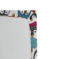 thumbnail image 2 of Ambesonne Penguin Fitted Sheet, Winter Cartoon Animal, Twin XL Size, Multicolor, 2 of 2