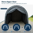 thumbnail image 5 of 10x20 FT Heavy Duty Carport Canopy - Commercial Grade Portable Garage with Steel Frame, Waterproof Cover, Wind & Snow Resistant Outdoor Shelter for Trucks, Cars, Boats, 5 of 18