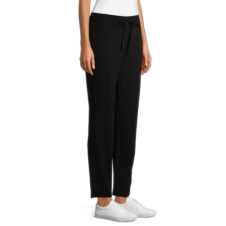 Athletic Works Women's Athleisure Core Knit Pants Available in Regular and  Petite 