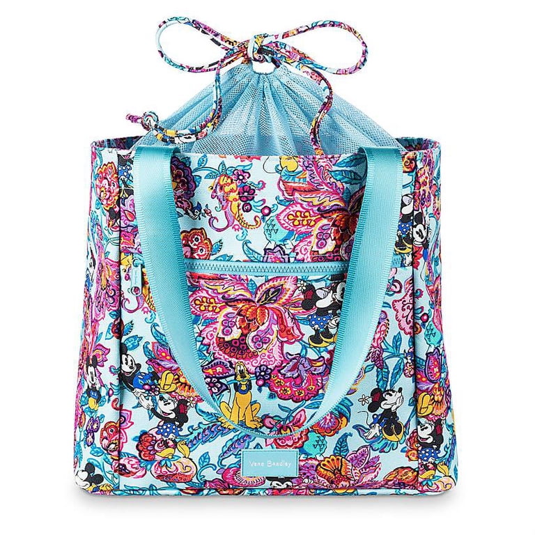 Vera Bradley’s Disney ‘Mickey and Friends’ Drawstring bag Disney Mickey Mouse and Friends Colorful Garden Drawstring  main image 3