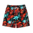 thumbnail image 4 of Aayomet Swim Trunks Men Up Pocket Hot Spring Holiday Beach Beach Pants Swimming Trunks Shorts (Red, M), 4 of 5