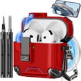 thumbnail image 1 of Funda con soporte de teléfono y kit de limpieza para AirPods 4 (2024), 1 of 7