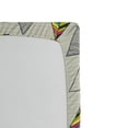 thumbnail image 2 of Ambesonne Geometric Fitted Sheet, Abstract Triangle, Queen Size, Taupe, 2 of 2