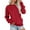 11# Red, variant on Crewneck Sweatshirts Women Long Sleeve Crew neck Sweatshirt Cute Pullover Tops Lightweight Fall Winter Outfits 2025 Red M