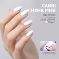 thumbnail image 3 of Esmalte en gel CANNI Blanco Puro de Alto Brillo 9 ml, 3 of 8