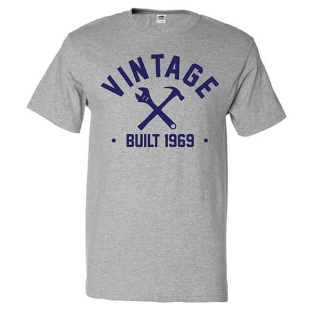50th Birthday Gift T shirt 50 Years Old Present 1969 Tools Tee (Best 50th Birthday Presents For Men)