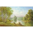 thumbnail image 3 of Glassl, Helmut 18x12 Black Modern Framed Museum Art Print Titled - SILENT WATERS, 3 of 5