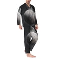 thumbnail image 2 of Goofa Astronaut Sitting On Mercury Planet for 2-piece Loungewear Set Men’s Sleepwear Set Soft PJs Cozy loungewear Comfy Sleep Set Winter Pajamas-Medium, 2 of 7