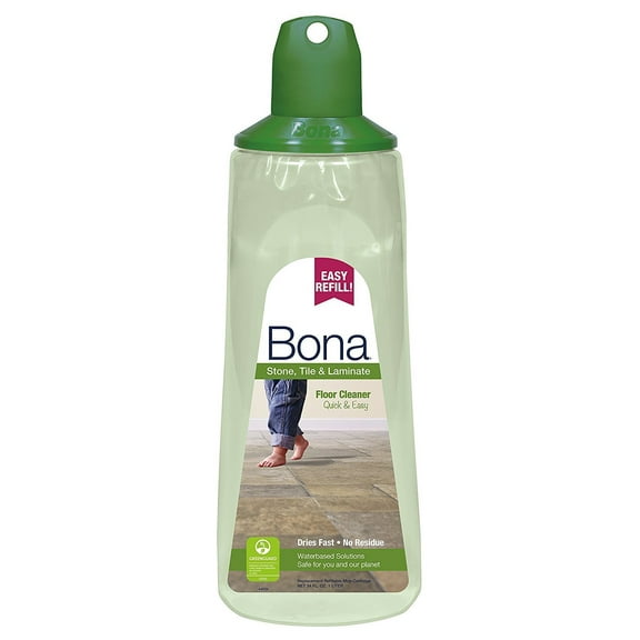 Bona 34-Ounce Stone, Tile & Laminate Floor Cleaner Refill Cartridge - Experience the Power of Waterborne, Non-Toxic Swedish Formula for Sparkling Floors