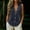 A1 Navy, variant on Linen Button Up Tank Tops for Women Collared Tank Tops Loose Fit Solid Color Work Tops Collar V Neck Button Down Sleeveless Business Blouse Summer Blouse Casual Gauzy Tunics Beige