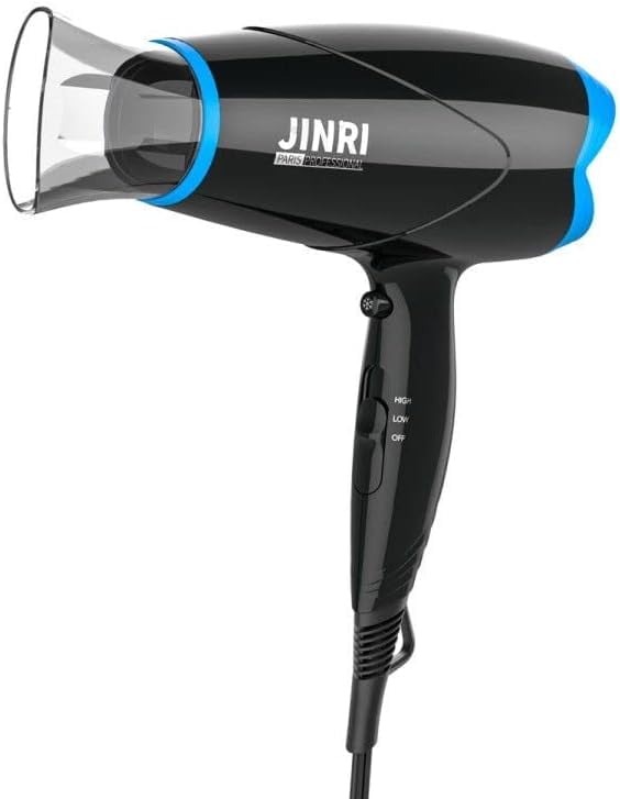 JINRI Professional Salon Ionic Ceramic Sterilization Hair Dryer Blow Dryer with Concentrator, ETL Certified