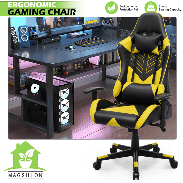 Magshion Massage Video Gaming Recliner Chair, Ergonomic Computer