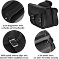 thumbnail image 4 of Dream Apparel Motorcycle Saddle Bags Leather Motorcycle Luggage Bag Waterproof Universal, 4 of 6