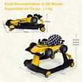 thumbnail image 3 of Costway Andador 4 en 1 para Niños Andador Actividad de Empuje Plegable con Altura y Velocidad Regulables Carillón con Luces Volante, 3 of 10
