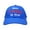 Blue, variant on Embroidered 'Make Freedom Go Viral' Hat – 100% Bio-Washed Chino Cotton Twill, Adjustable Self-Fabric Strap with Brass-Toned Tri-Glide Buckle, Pre-Curved Visor