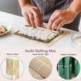 thumbnail image 4 of Bamboo Sushi Mat 3 Pack, Sushi Rolling Mat Bamboo, Sushi Making Kit for Beginners, 4 of 5