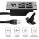 thumbnail image 4 of Toma de corriente empotrada para conferencias con puertos USB, tira de alimentación de mesa, estación de carga de escritorio con 2 salidas y 2 puertos USB Zhivalor  CZDZ-HY112, 4 of 7