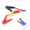 thumbnail image 3 of Heavy Duty Jumper Cable 10 AWG Silicone Wire, Alligator Clamp Clip with EC5 Plug Connector, 160A Rated Current, for Most Car Jump Portable Starters, Prevent Reverse Charge, 3 of 7
